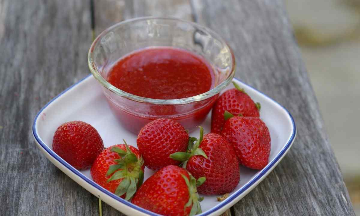 Preparation of strawberry for winter